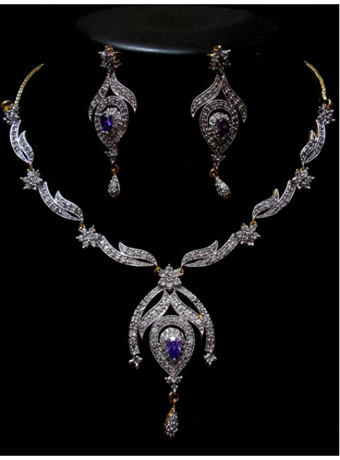 CZ Necklace Set